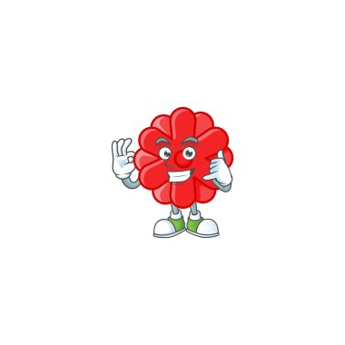 Bana komik çin çiçeği maskotu resmi de.