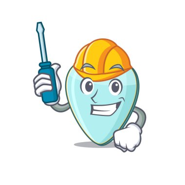 Çizgi film karakteri tarzında havalı bir gitar plectrumu