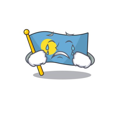 Üzücü Ağlayan Bayrak Sarayı Çizgi film karakteri tasarımı