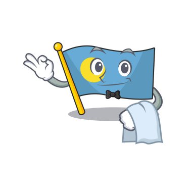 Şirin bayrak sarayı. Garson kılığına girmiş.