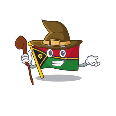 Mutlu Cadı bayrağı vanuatu Çizgi film karakter tasarımı