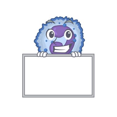 Basophil hücrenin tahtayla sırıtırken çekilmiş şirin bir resmi.