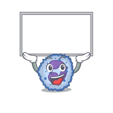 Basophil hücrenin bir maskotunun resmi.