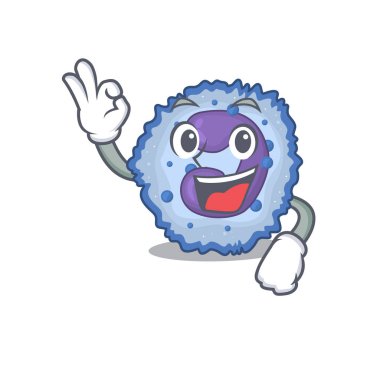 Basophil hücrenin bir resmi. Tamam.