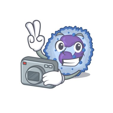 Kameralı havalı fotoğrafçı Basophil hücre karakteri