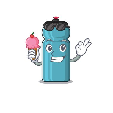 Mutlu su şişesi çizgi filmi Dondurmalı kaydırma