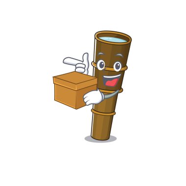 Teleskop Kaydırma karakteri bir kutu getiriyor