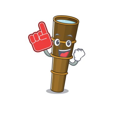 Teleskop Kaydırma Maskot tarzı köpük parmaklı