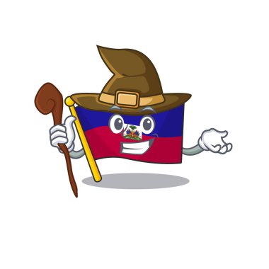 Mutlu Cadı bayrağı Haiti Çizgi film karakter tasarımı