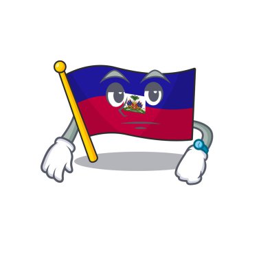 Çizgi film karakteri tasarımı için jest bayrağı bekleniyor