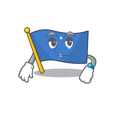 Çizgi film karakter tasarımında micronesia jest bayrağı bekleniyor