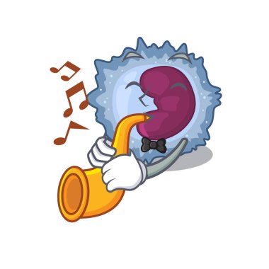 Trompetli monosit hücre performansının çizgi film karakteri