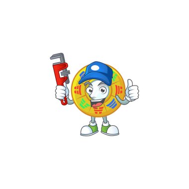 Cool Plumber China Circle feng shui Maskot resim stili