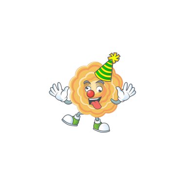 Komik Palyaço Çin ay çöreği çizgi film karakteri maskot tasarımı