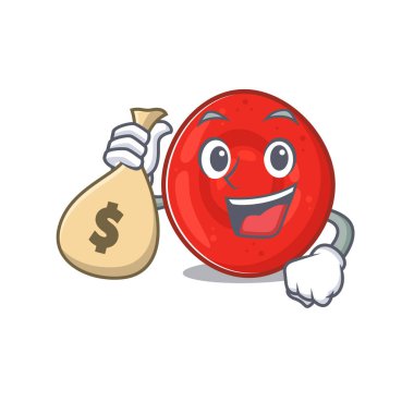 Para çantası olan zengin eritrosit hücre karakteri