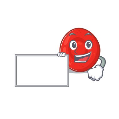 Tahtalı komik eritrosit hücre çizgi film karakter tasarım biçimi