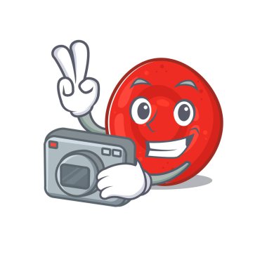 Kameralı havalı fotoğrafçı eritrosit hücre karakteri