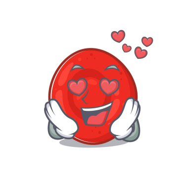 Sevimli eritrosit hücre çizgi film karakteri tasarımı