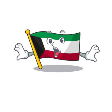Bayrak Kuveyt çizgi film karakteri tasarımı