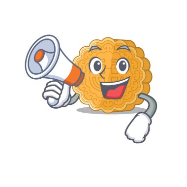 Bir Çin megafonu olan ay çöreği ikonu.