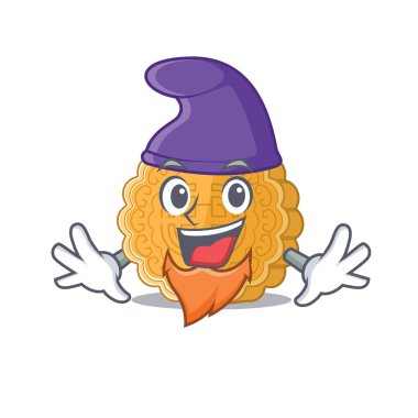 Komik ay çöreği çizgi film maskotu Elf rolünde