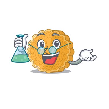 Akıllı Profesör, ay çöreği çizgi film karakteri, cam tüplü.