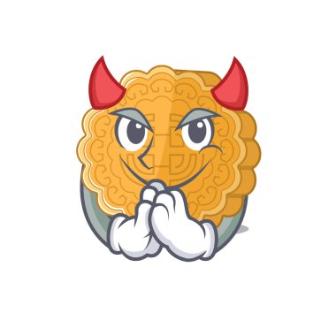 Şeytan Çin ay çöreği Karakter tasarımı çizgi filmi