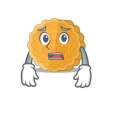 Çin ayçöreği fotoğrafı. Korkmuş bir yüz ifadesi.