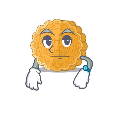 Çin yapımı ay çöreğinin çizgi film karakteri tasarımı.