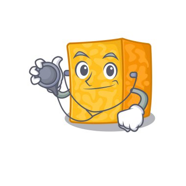 Akıllı ve havalı Colby Jack peynir çizgi film karakteri.