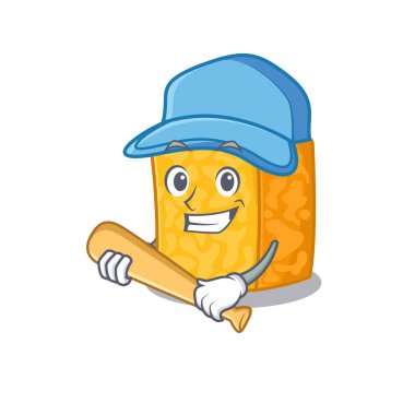 Sportif Colby Jack Peynirli Çizgi Film Karakteri Tasarımı