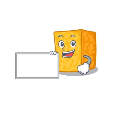 Masalı komik Colby Jack peyniri çizgi film karakteri tasarımı