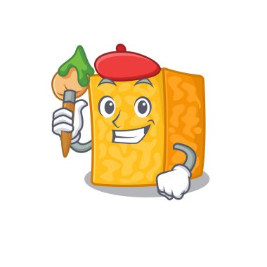 Colby Jack Peynir Sanatçısı 'nın fırçalı çizgi film karakteri