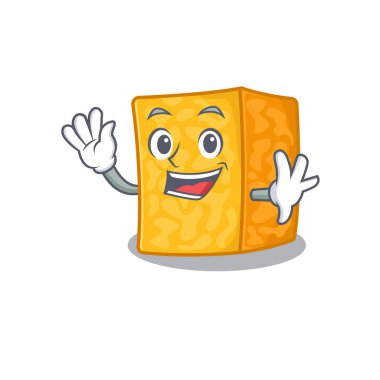 Dost canlısı Colby Jack Peynirli Çizgi Film Karakteri Tasarımı