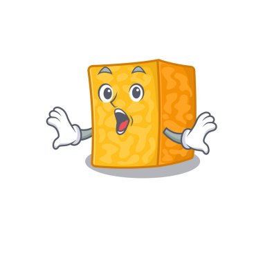 Colby Jack çizgi film karakteri tasarımı sürpriz bir jest üzerine