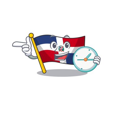 çizgi film karakteri tarzı Dominik Cumhuriyeti 'nin saati var