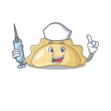 Gülen Hemşire Pierogi Şırıngalı çizgi film karakteri