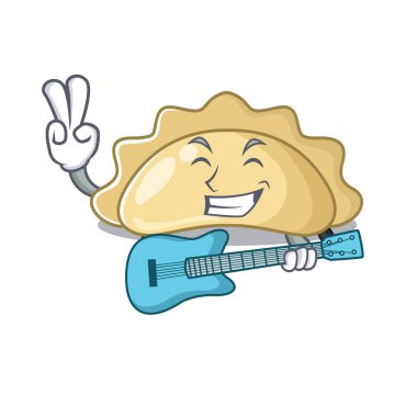 Gitarlı bir pierogi gösterisi.