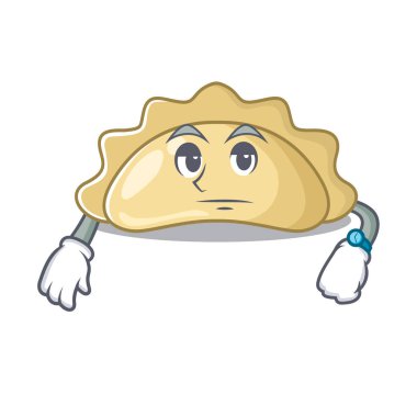 Bekleyen bir jest üzerine çizgi film karakteri tasarımı