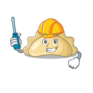 Çizgi film karakteri tarzında havalı bir pierogi.