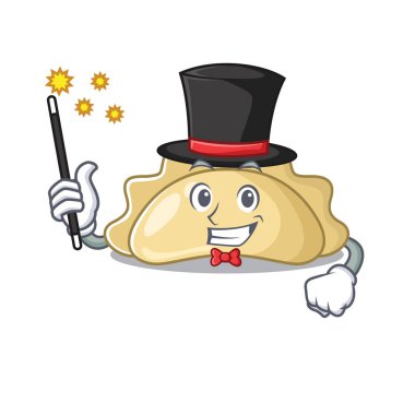 Sihirbaz olarak Pierogi performansının bir resmi.