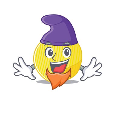 Komik patates cipsi çizgi film maskotu Elf rolünde