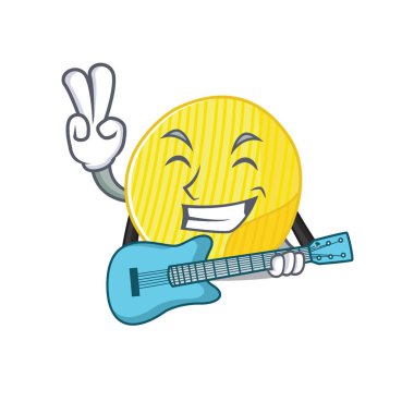 Gitarlı patates cipsinin maskotu.