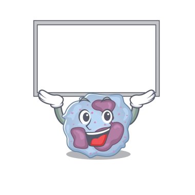 Lökosit hücrenin bir maskotunun resmi.