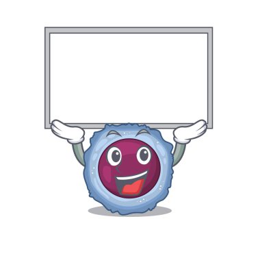 Lenfosit hücresinin bir maskotunun resmi.