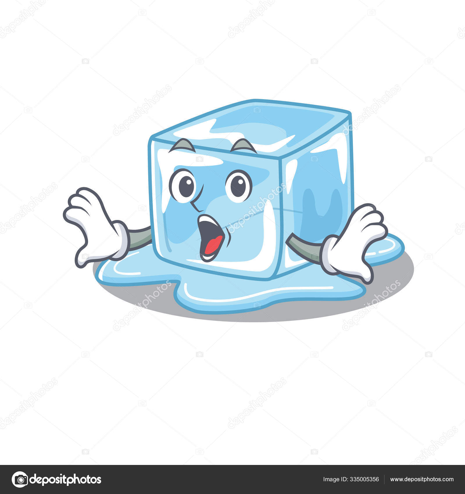 Ice cube cartoon character design on a surprised gesture Stock Vector Image by ©kongvector #335005356 Ice cube cartoon character design on a surprised gesture Stock Vector Image by ©kongvector #335005356