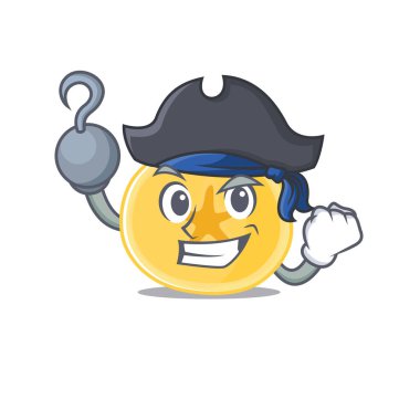 havalı ve komik muz cipsi çizgi film stili şapka takıyor