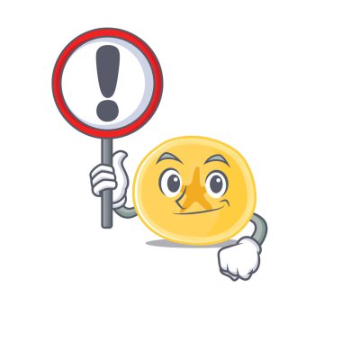 Serin ve komik muz cipsleri bir işaret kaldırdı.