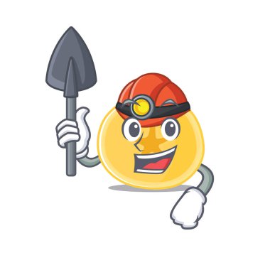 Akıllı Miner muz cipsi çizgi film karakteri tasarımı