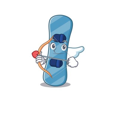 Romantik snowboard Aşk Tanrısı çizgi film karakteri